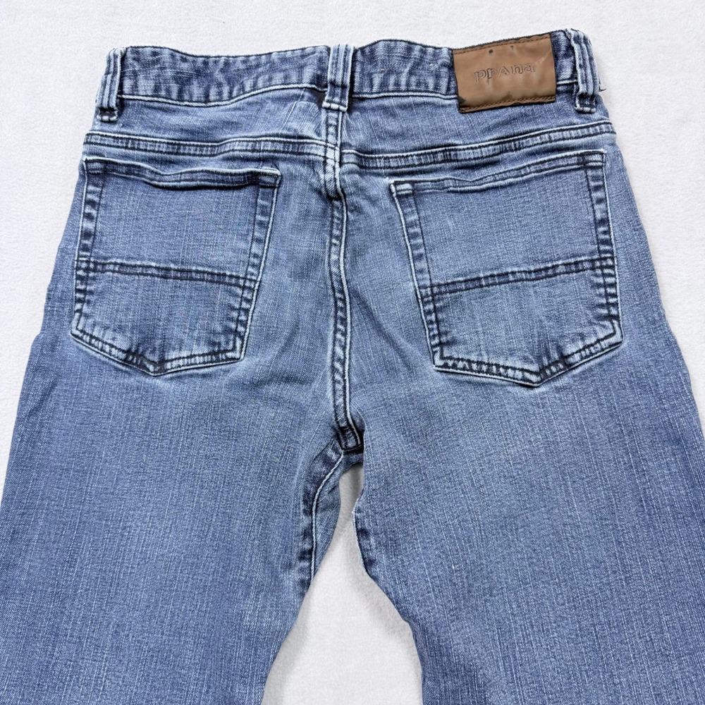 Gorpcore Prana Jeans Womens 30 Blue Denim Straight Leg Casual Cotton Blend - Picture 3 of 9